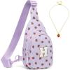 I IHAYNER Small Initial Sling Bag for Gilrs Christmas Gifts for Kids Girls – Birthday Gifts for 3 4 5 6 7 8 9 10 11 12 13 Year Old Girls Crossbody Bag Purse Cute Personalized Trend Stuff Strawberry-A(Strawberry-H)