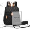 I IHAYNER Diaper Bag Backpack-Multifunction Waterproof Diaper Bag with Changing Pad Large Capacity Travel Essentials Baby Diaper Bag Black