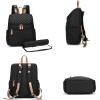 I IHAYNER Diaper Bag Backpack-Multifunction Waterproof Diaper Bag with Changing Pad Large Capacity Travel Essentials Baby Diaper Bag Black
